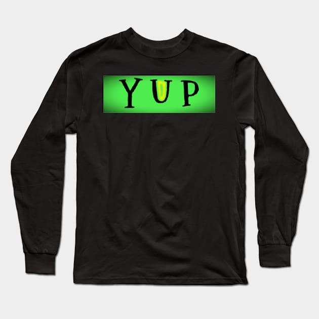 YUP logo Long Sleeve T-Shirt by jomaot